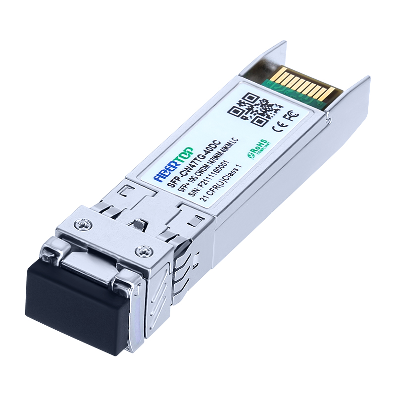 FIBERTOP 10G CWDM SFP+ SMF 1470nm~1610nm 40km LC DOM Transceptor Module