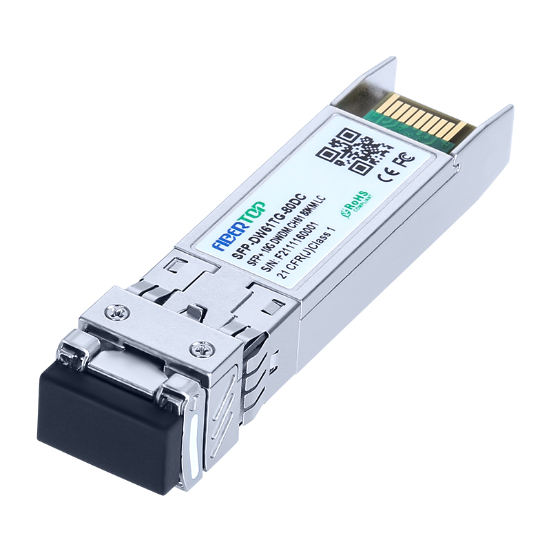 Cisco® SFP-10G-ZR-63.05 compatível com 10G DWDM SFP+ transceptor banda C CH18 100GHz 1563,05nm 80km