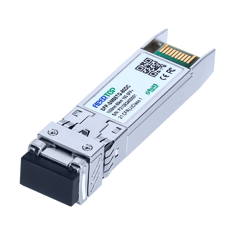 Ubiquiti® UF-SM80-10G Compatível com 10GBase-ZR SFP+ Transceptor SMF 1550nm 80km LC DOM