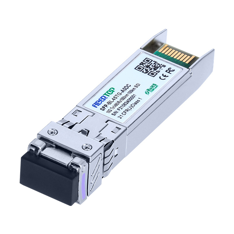 Brocade®10G-SFPP-BXU-100K Compatível com 10G BIDI 100km SFP+ Transceptor SMF 1490nm Tx/1550nm Rx Único LC DOM