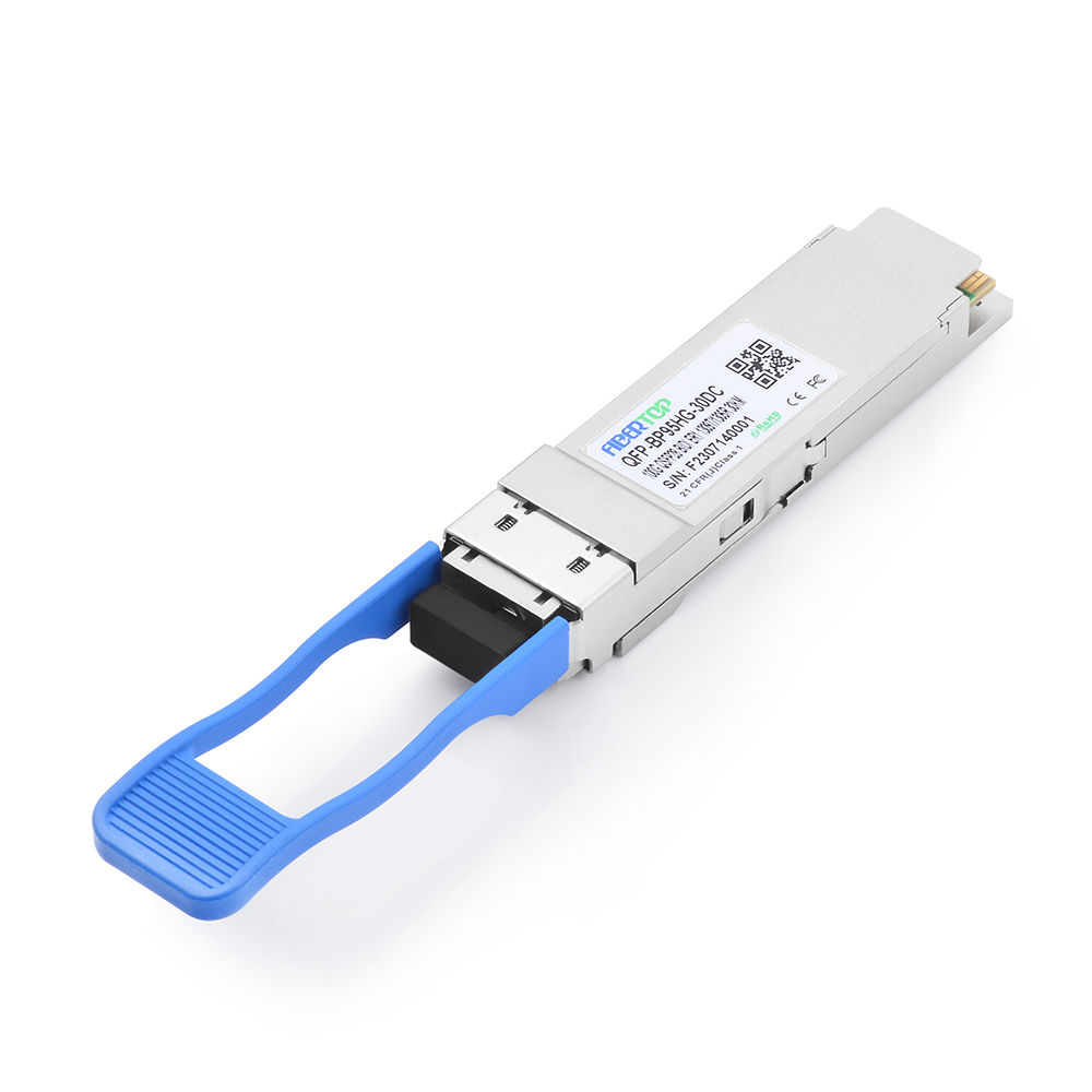 Módulo transceptor óptico FIBERTOP 100G QSFP28 ER1 BIDI TX1309NM/RX1305NM 30km LC DOM