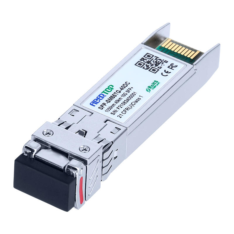 Transceptor compatível com Mellanox 10GBase-ER SFP+ SMF 1550nm 40km LC DOM