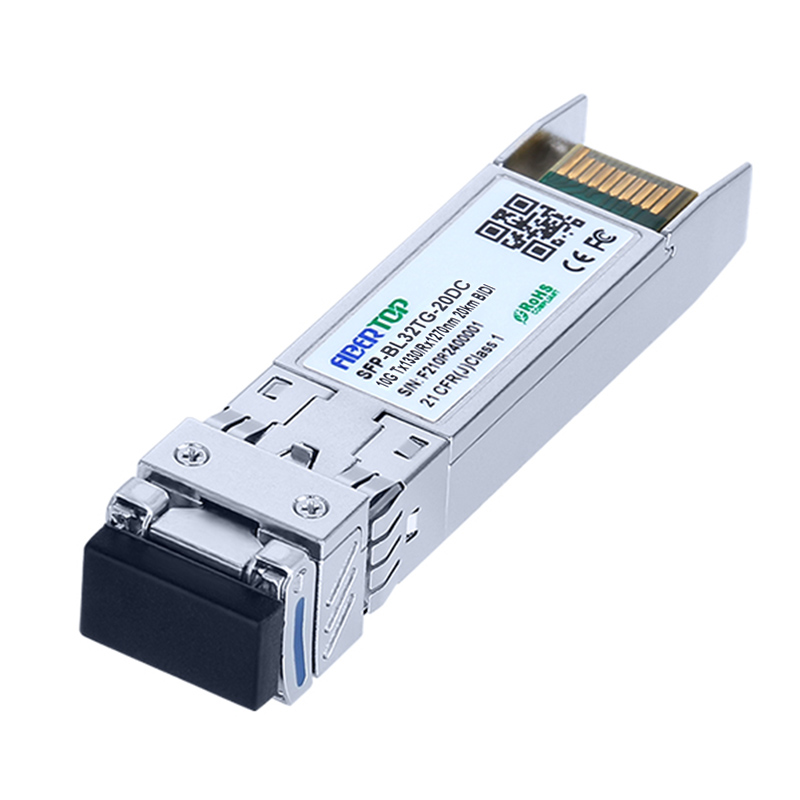 Fortinet® FN-TRAN-SFP + BD33 compatível com 10G BIDI SFP + SMF 1330nm Tx / 1270nm Rx 20km Módulo transceptor único LC DOM