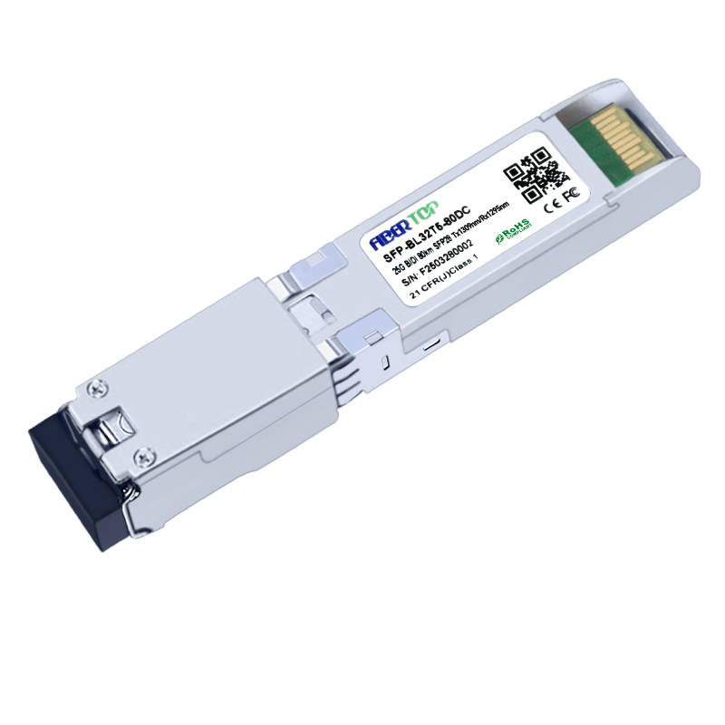 Transceptor 25GBASE-ZR SFP28 25G BIDI 80km Tx1310nm /Rx1270nm